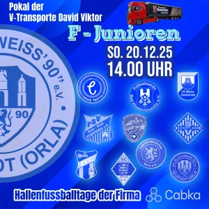 Blau-Weiße Fussballtage der Firma CABKA- F JUNIOREN