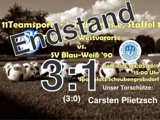 04.05.2019 Gera - Westvororte vs. SV BW Neustadt