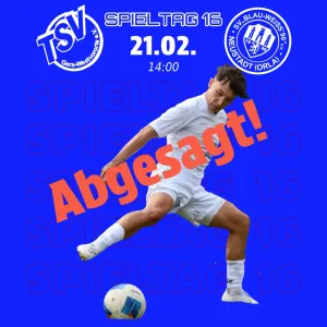 Spiel gegen Westvororte ist abgesagt